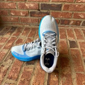 Under Armour Charged Pulse Gray and Blue - US men’s size 9.5